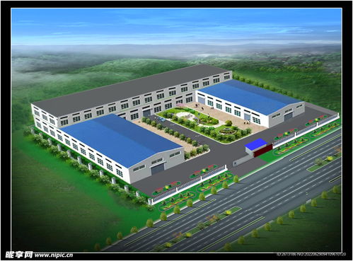 廠房鳥瞰圖設計圖 3d作品 3d設計